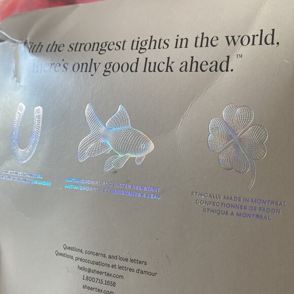 Sheertex Enemy Ready latticed Semi Opaque Tights - Picture 4 of 6